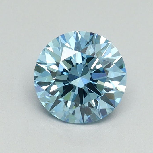 Lab-Grown ROUND Diamond - 0.7 Carat, Fancy Vivid Blue Color, VVS2 Clarity | Sustainable Luxury, Dazzling Brilliance | IGI | Certified LG646454013