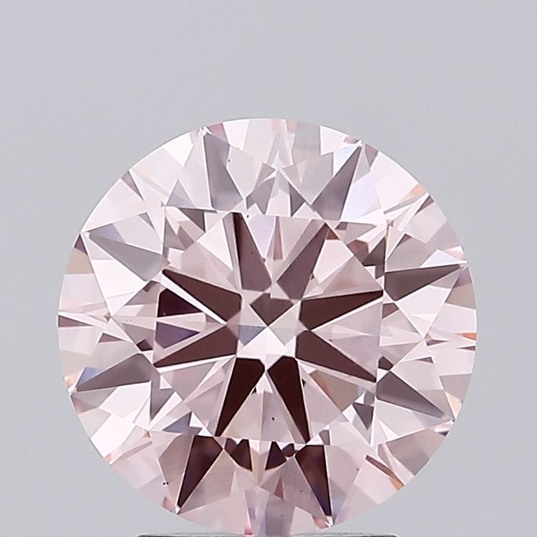 Lab-Grown ROUND Diamond - 2.5 Carat, Fancy Intense Pink Color, VS1 Clarity | Sustainable Luxury, Dazzling Brilliance | IGI | Certified LG632474764