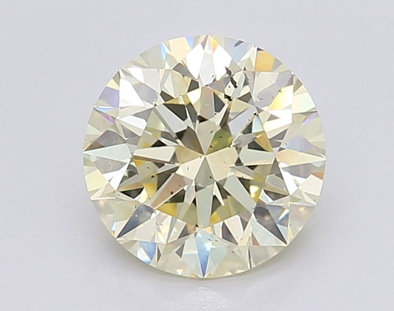 Lab-Grown ROUND Diamond - 2.04 Carat, Fancy Yellow Color, SI1 Clarity | Sustainable Luxury, Dazzling Brilliance | IGI | Certified LG595381240