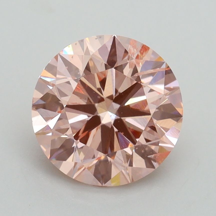 Lab-Grown ROUND Diamond - 2 Carat, Fancy Intense Pink Color, SI2 Clarity | Sustainable Luxury, Dazzling Brilliance | IGI | Certified LG539238502