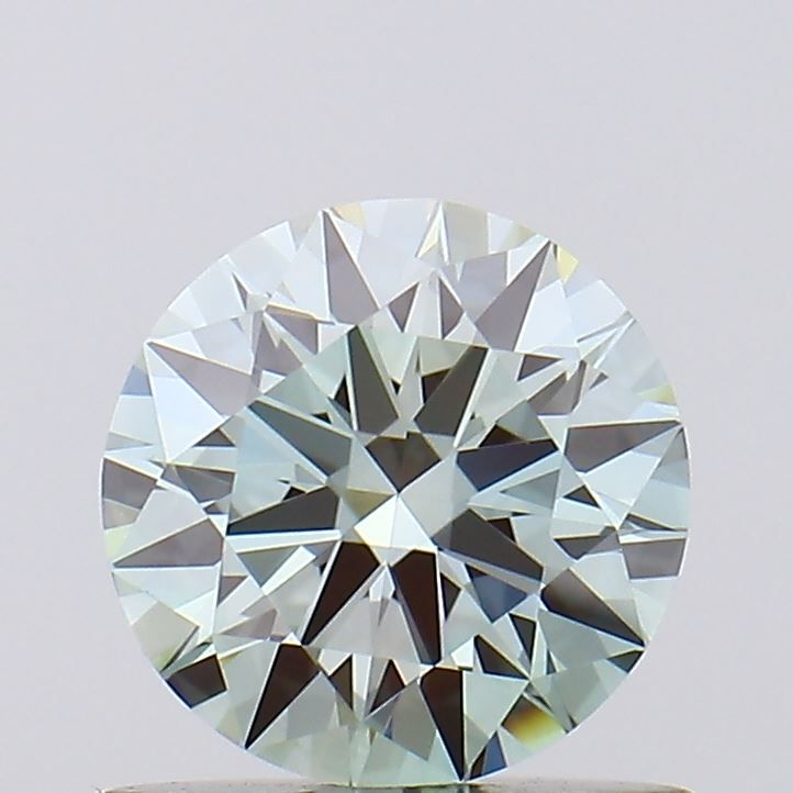 Lab-Grown ROUND Diamond - 0.64 Carat, Fancy Green Color, VVS2 Clarity | Sustainable Luxury, Dazzling Brilliance | IGI | Certified LG614394873