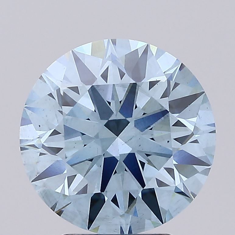 Lab-Grown ROUND Diamond - 4.02 Carat, Fancy Vivid Blue Color, VS1 Clarity | Sustainable Luxury, Dazzling Brilliance | IGI | Certified LG626411910