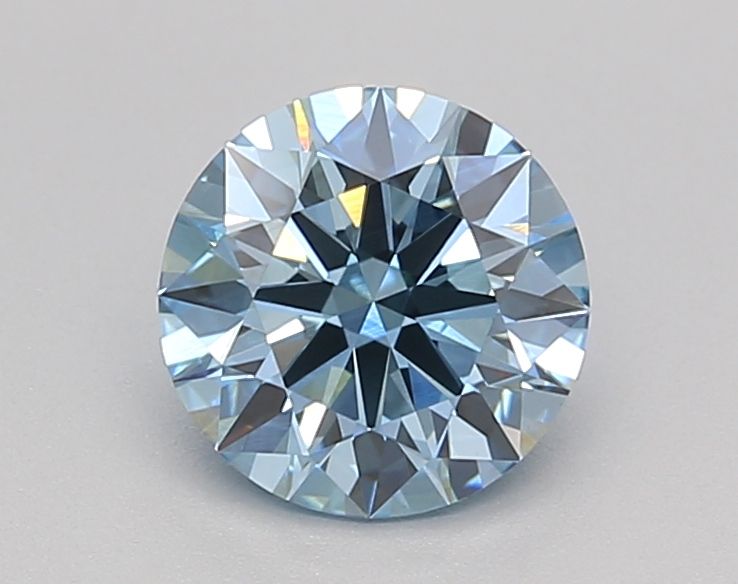 Lab-Grown ROUND Diamond - 1.06 Carat, Fancy Vivid Blue Color, VVS1 Clarity | Sustainable Luxury, Dazzling Brilliance | IGI | Certified LG633490685