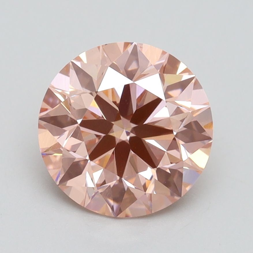 Lab-Grown ROUND Diamond - 2.03 Carat, Fancy Intense Pink Color, VS1 Clarity | Sustainable Luxury, Dazzling Brilliance | IGI | Certified LG538278870