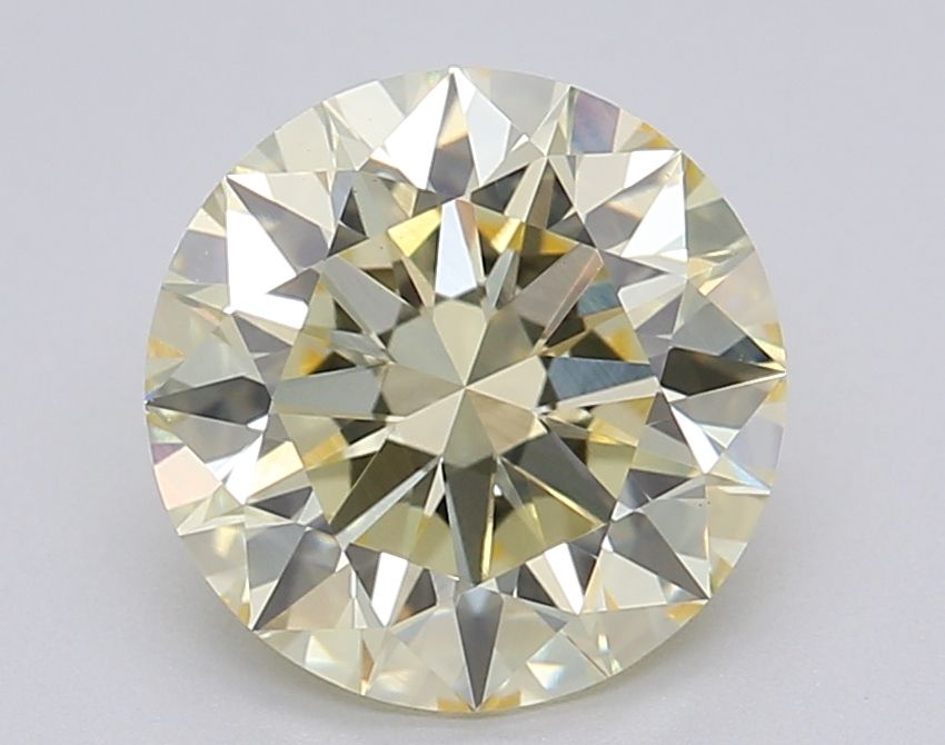 Lab-Grown ROUND Diamond - 2.01 Carat, Fancy Yellow Color, VS1 Clarity | Sustainable Luxury, Dazzling Brilliance | IGI | Certified LG610345344