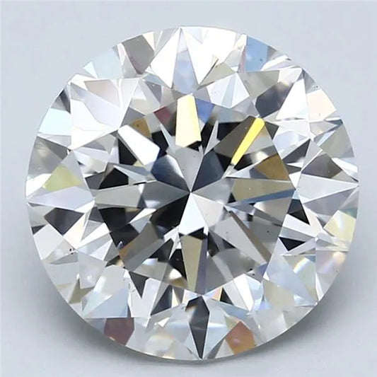 Lab-Grown Round Diamond - 5.01 Carats, F Color, VS2 Clarity - Sustainable Luxury and Dazzling Brilliance-IGI·Certified