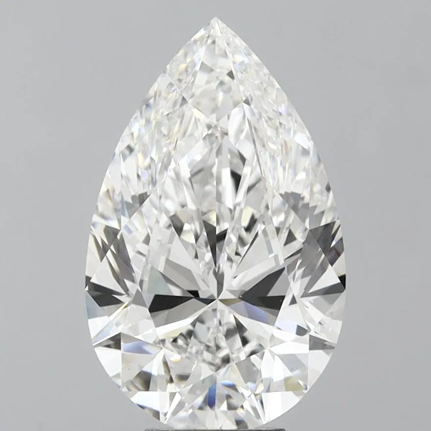 Lab-Grown Pear Diamond - 8.08 Carats, E Color, VS1 Clarity - Sustainable Luxury and Dazzling Brilliance-IGI·Certified