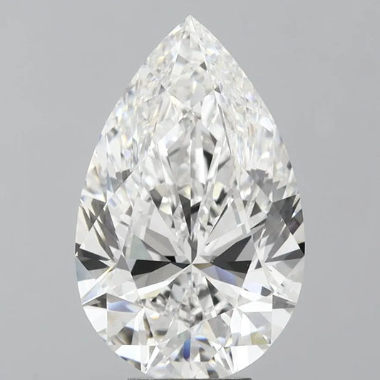 Lab-Grown Pear Diamond - 8.08 Carats, E Color, VS1 Clarity - Sustainable Luxury and Dazzling Brilliance-IGI·Certified