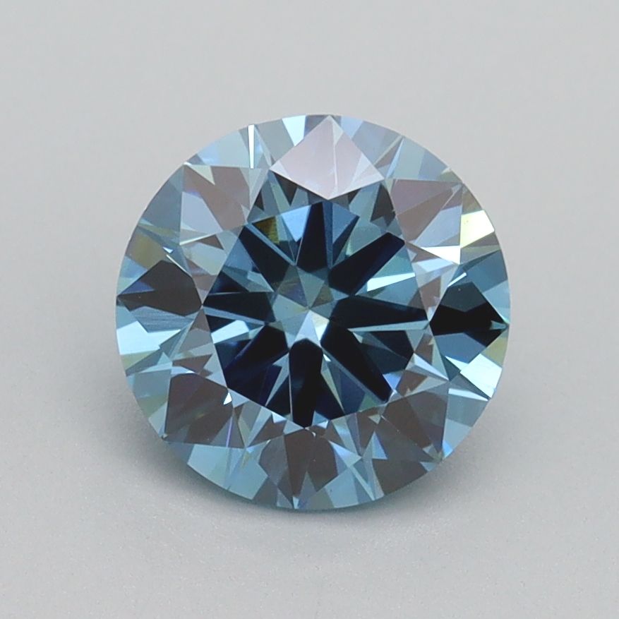 Lab-Grown ROUND Diamond - 1.5 Carat, Fancy Vivid Blue Color, VS1 Clarity | Sustainable Luxury, Dazzling Brilliance | IGI | Certified LG536297796