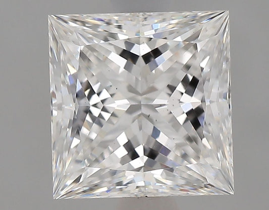 Lab-Grown PRINCESS Diamond - 1.6 Carats, E Color, VS2 Clarity - Sustainable Luxury and Dazzling Brilliance-IGI·Certified