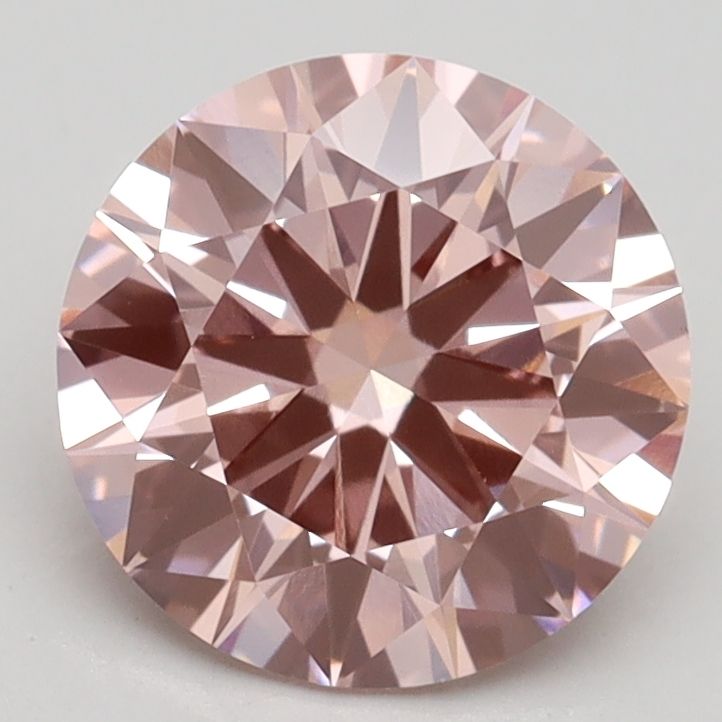 Lab-Grown ROUND Diamond - 2.13 Carat, Fancy Intense Pink Color, VS1 Clarity | Sustainable Luxury, Dazzling Brilliance | IGI | Certified LG532244552