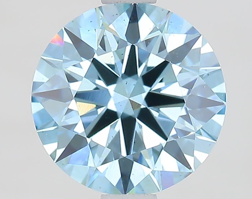 Lab-Grown ROUND Diamond - 1.64 Carat, Fancy Vivid Blue Color, VS2 Clarity | Sustainable Luxury, Dazzling Brilliance | IGI | Certified LG632451212