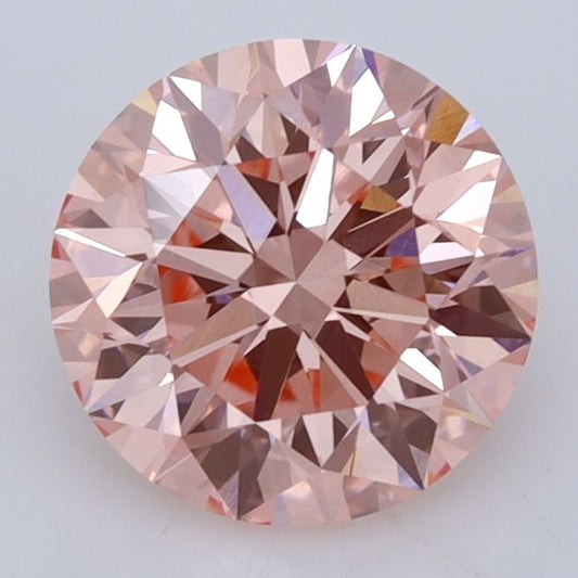 Lab-Grown ROUND Diamond - 2.4 Carat, Fancy Vivid Pink Color, VS1 Clarity | Sustainable Luxury, Dazzling Brilliance | IGI | Certified LG530290355