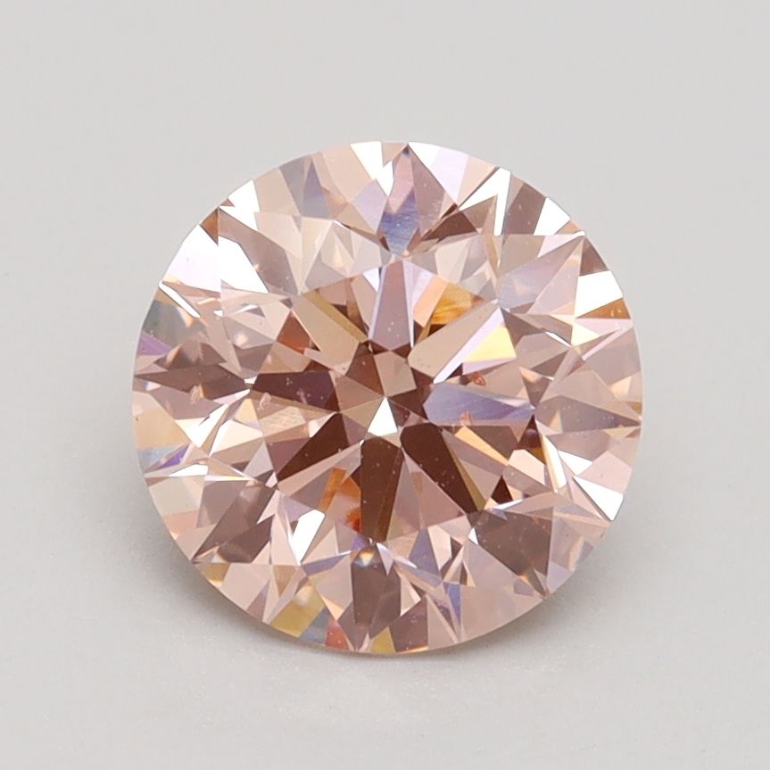 Lab-Grown ROUND Diamond - 1.7 Carat, Fancy Intense Pink Color, VS2 Clarity | Sustainable Luxury, Dazzling Brilliance | IGI | Certified LG539236518