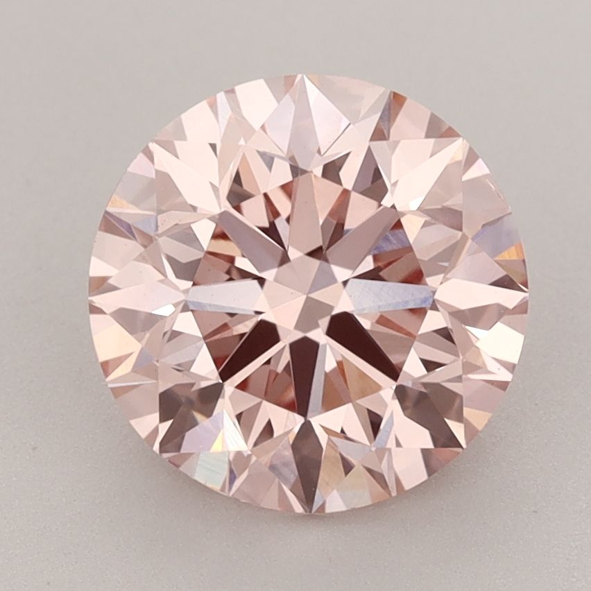 Lab-Grown ROUND Diamond - 3 Carat, Fancy Intense Pink Color, VS1 Clarity | Sustainable Luxury, Dazzling Brilliance | IGI | Certified LG616408242