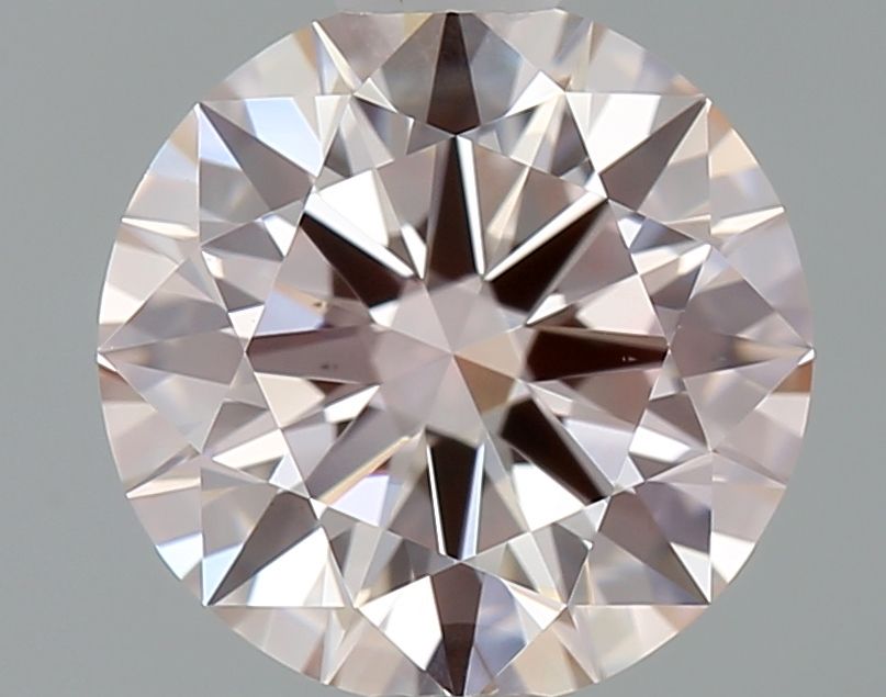 Lab-Grown ROUND Diamond - 0.89 Carat, Fancy Pink Color, VS1 Clarity | Sustainable Luxury, Dazzling Brilliance | IGI | Certified LG642428008