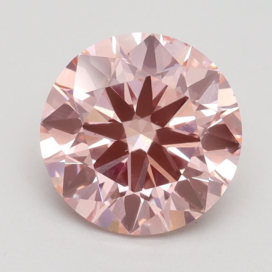 Lab-Grown ROUND Diamond - 2.81 Carat, Fancy Intense Pink Color, SI1 Clarity | Sustainable Luxury, Dazzling Brilliance | IGI | Certified LG517220113