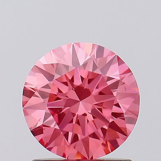 Lab-Grown ROUND Diamond - 1.16 Carat, Fancy Vivid Pink Color, VS1 Clarity | Sustainable Luxury, Dazzling Brilliance | IGI | Certified LG600348538