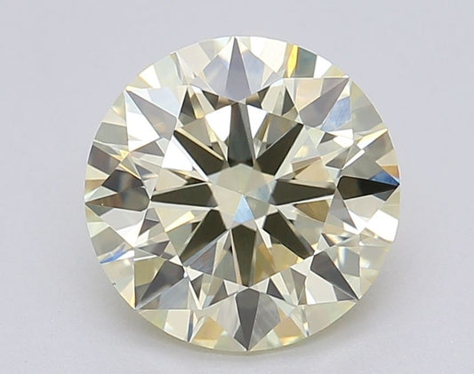 Lab-Grown ROUND Diamond - 1.96 Carat, Fancy Yellow Color, VS1 Clarity | Sustainable Luxury, Dazzling Brilliance | IGI | Certified LG610345372