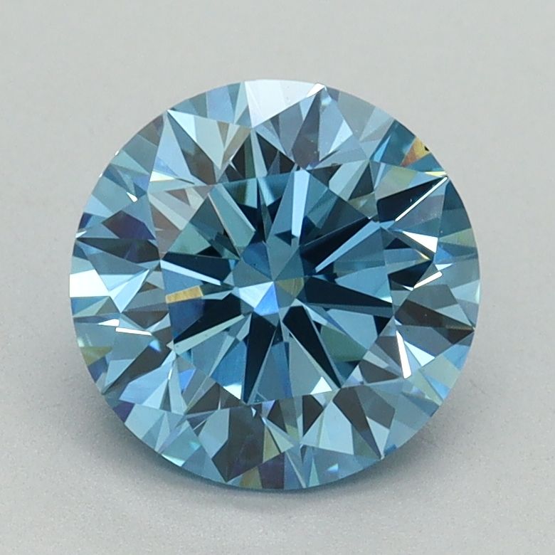 Lab-Grown ROUND Diamond - 1.78 Carat, Fancy Vivid Blue Color, VS1 Clarity | Sustainable Luxury, Dazzling Brilliance | IGI | Certified LG644438540