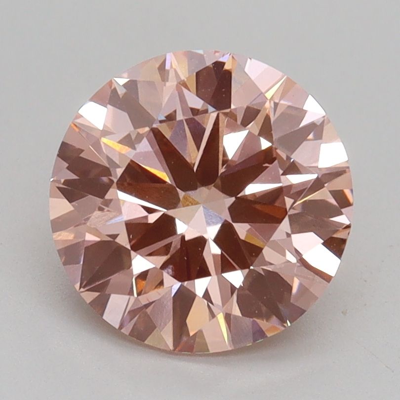 Lab-Grown ROUND Diamond - 2 Carat, Fancy Intense Pink Color, VS1 Clarity | Sustainable Luxury, Dazzling Brilliance | IGI | Certified LG536295619