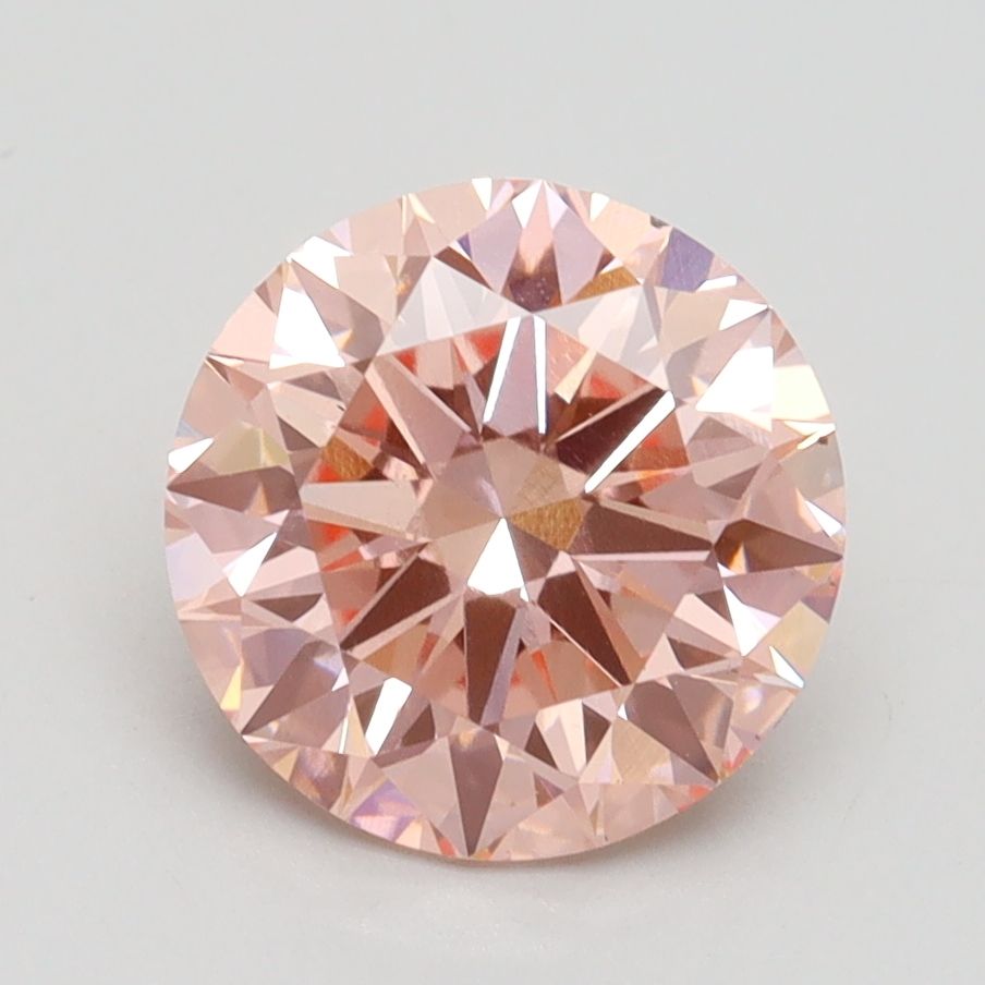 Lab-Grown ROUND Diamond - 2.21 Carat, Fancy Vivid Pink Color, VS2 Clarity | Sustainable Luxury, Dazzling Brilliance | IGI | Certified LG528225849