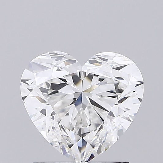 Lab-Grown HEART Diamond - 1.5 Carats, F Color, VVS2 Clarity - Sustainable Luxury and Dazzling Brilliance-GIA·Certified