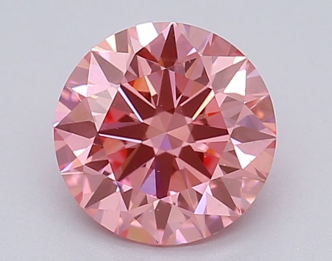 Lab-Grown ROUND Diamond - 1.03 Carat, Fancy Vivid Pink Color, VS2 Clarity | Sustainable Luxury, Dazzling Brilliance | IGI | Certified LG615366966