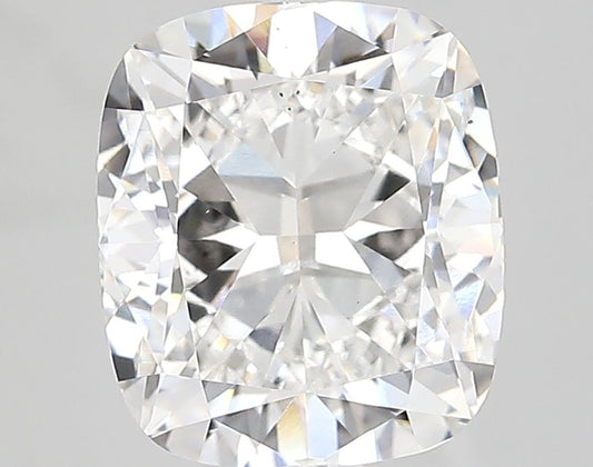 Lab-Grown CUSHION Diamond - 4.04 Carats, F Color, SI1 Clarity - Sustainable Luxury and Dazzling Brilliance-GIA·Certified