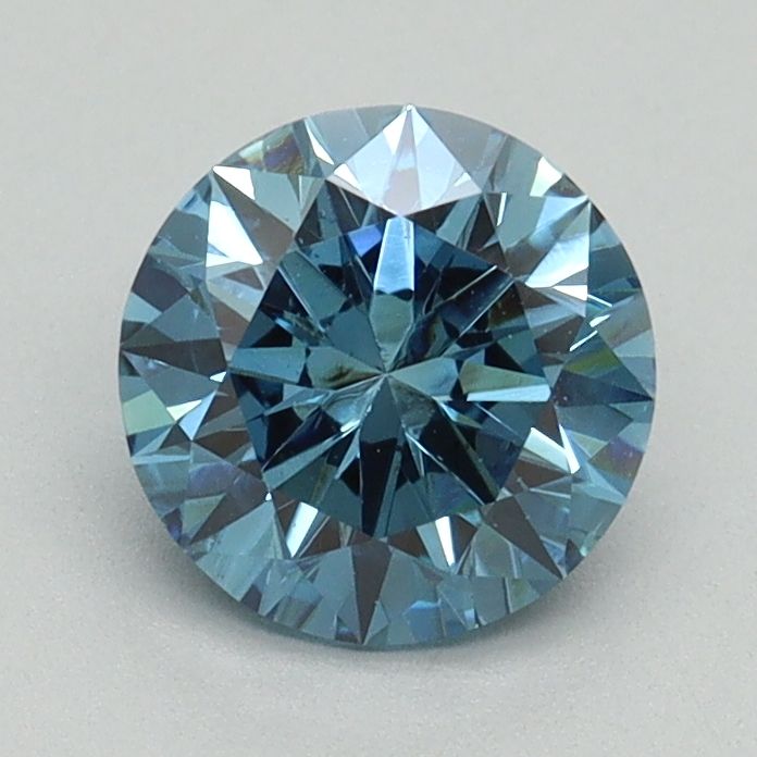 Lab-Grown ROUND Diamond - 1.12 Carat, Fancy Vivid Blue Color, VS2 Clarity | Sustainable Luxury, Dazzling Brilliance | IGI | Certified LG648434894