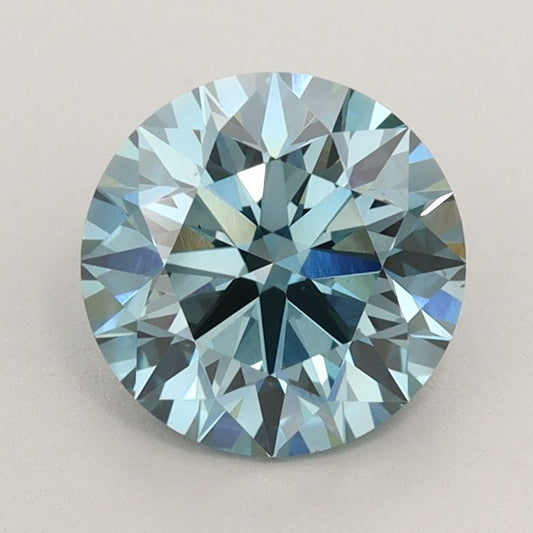 Lab-Grown ROUND Diamond - 1.54 Carat, Fancy Vivid Blue Color, VS1 Clarity | Sustainable Luxury, Dazzling Brilliance | IGI | Certified LG576356616