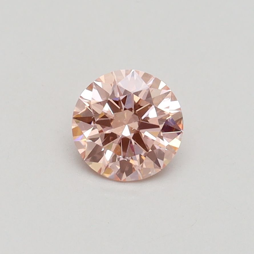 Lab-Grown ROUND Diamond - 0.52 Carat, Fancy Intense Pink Color, VS2 Clarity | Sustainable Luxury, Dazzling Brilliance | IGI | Certified LG539238060