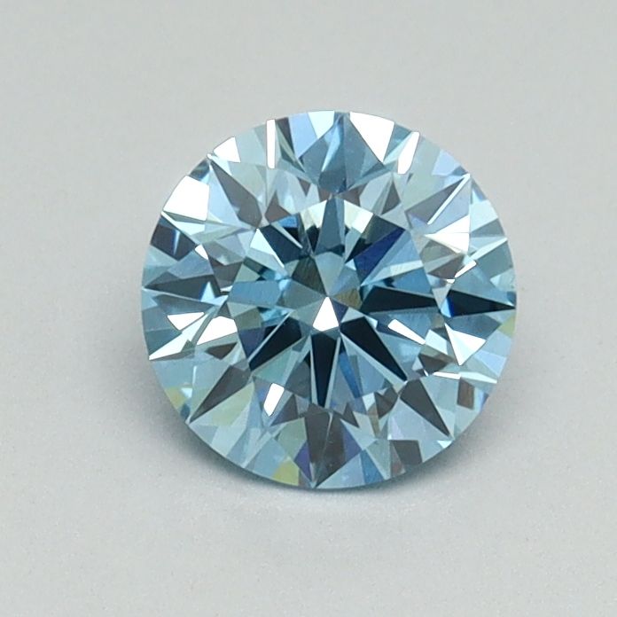 Lab-Grown ROUND Diamond - 0.7 Carat, Fancy Vivid Blue Color, VS1 Clarity | Sustainable Luxury, Dazzling Brilliance | IGI | Certified LG646454014