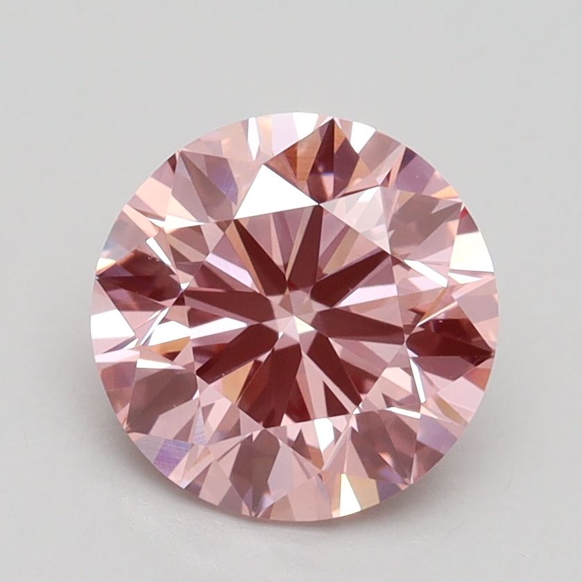 Lab-Grown ROUND Diamond - 1.84 Carat, Fancy Vivid Pink Color, VS1 Clarity | Sustainable Luxury, Dazzling Brilliance | IGI | Certified LG528229278