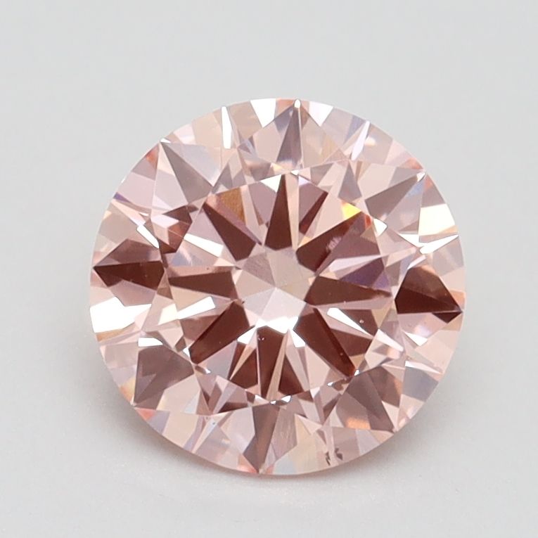 Lab-Grown ROUND Diamond - 1.3 Carat, Fancy Intense Pink Color, VS2 Clarity | Sustainable Luxury, Dazzling Brilliance | IGI | Certified LG532242845