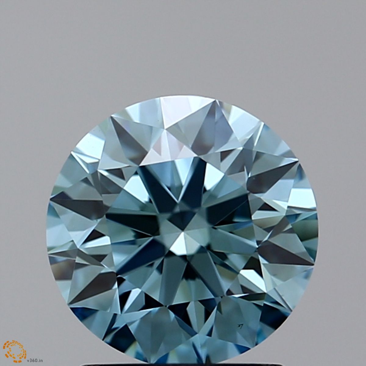 Lab-Grown ROUND Diamond - 1.41 Carat, Fancy Blue Color, VS2 Clarity | Sustainable Luxury, Dazzling Brilliance | IGI | Certified LG10989702