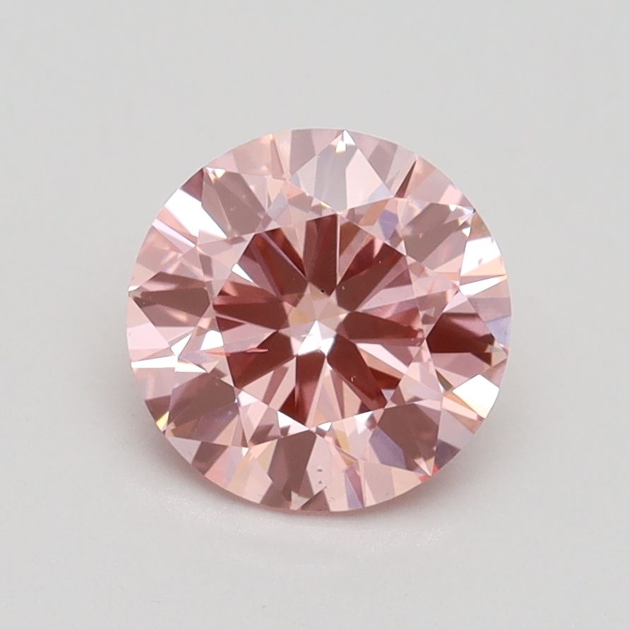 Lab-Grown ROUND Diamond - 1.38 Carat, Fancy Intense Pink Color, VS2 Clarity | Sustainable Luxury, Dazzling Brilliance | IGI | Certified LG532245455