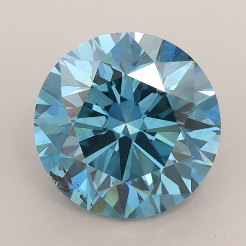 Lab-Grown ROUND Diamond - 2.26 Carat, Fancy Vivid Blue Color, SI2 Clarity | Sustainable Luxury, Dazzling Brilliance | IGI | Certified LG566314931