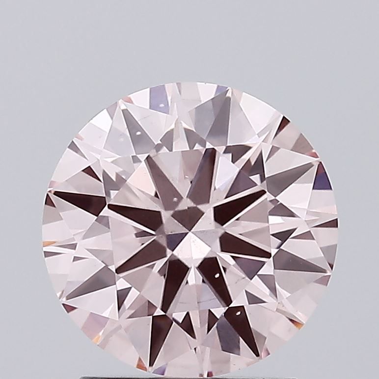 Lab-Grown ROUND Diamond - 1.75 Carat, Fancy Pink Color, VS2 Clarity | Sustainable Luxury, Dazzling Brilliance | IGI | Certified LG610316366