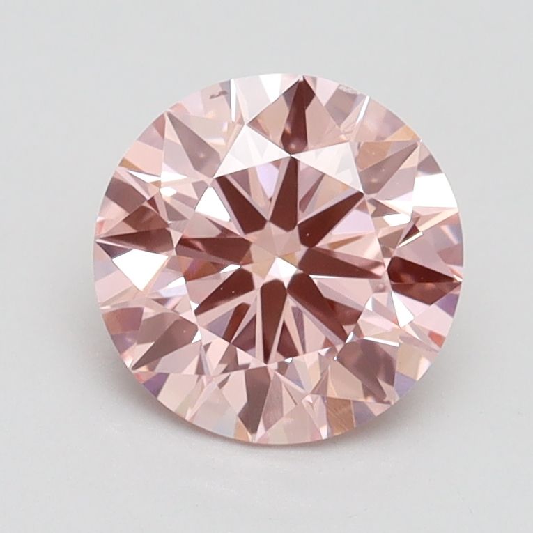 Lab-Grown ROUND Diamond - 1.33 Carat, Fancy Intense Pink Color, VS2 Clarity | Sustainable Luxury, Dazzling Brilliance | IGI | Certified LG529285432