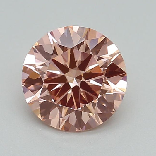 Lab-Grown ROUND Diamond - 1.38 Carat, Fancy Intense Pink Color, VS2 Clarity | Sustainable Luxury, Dazzling Brilliance | IGI | Certified LG534241870