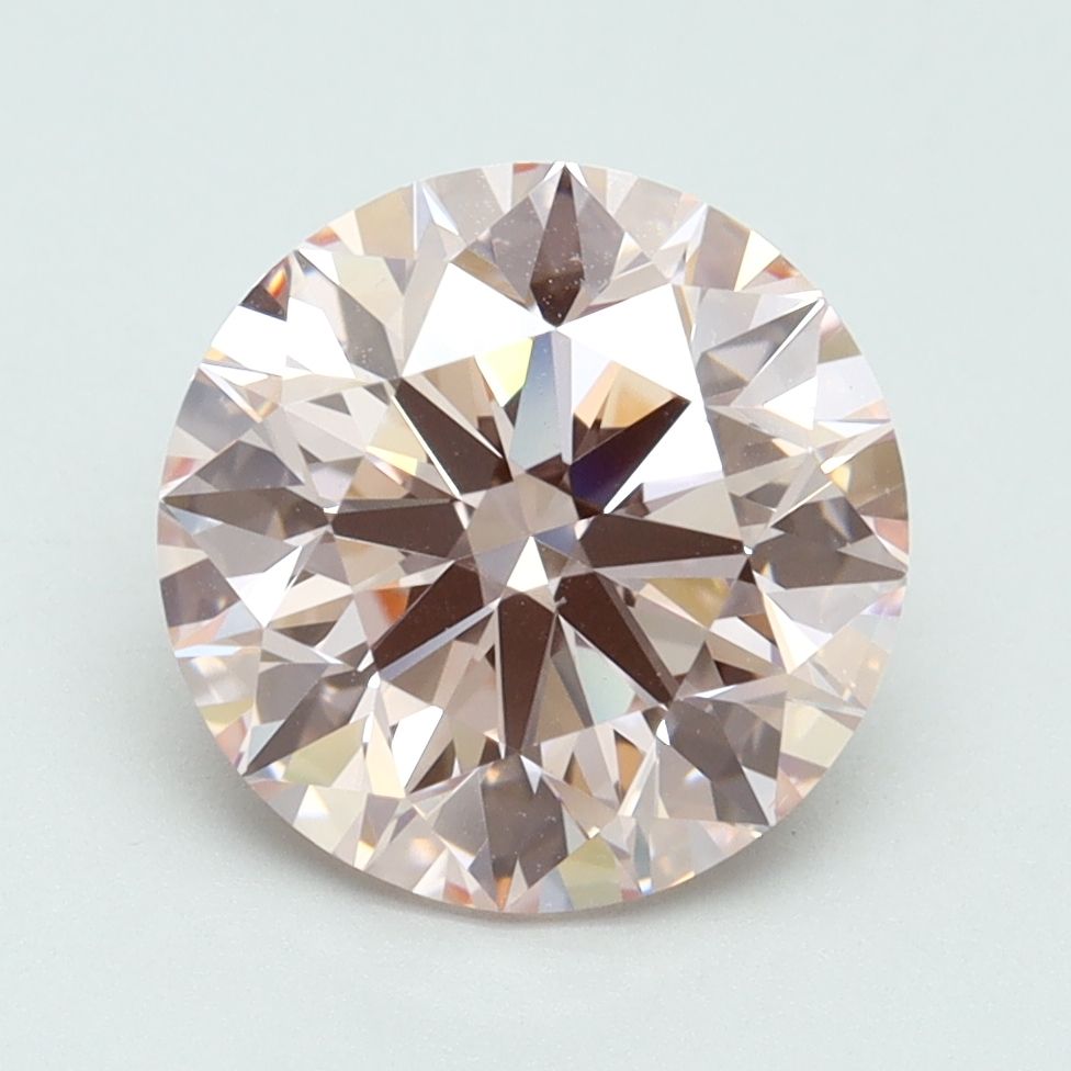 Lab-Grown ROUND Diamond - 3.06 Carat, Fancy Intense Pink Color, VS1 Clarity | Sustainable Luxury, Dazzling Brilliance | IGI | Certified LG616416812