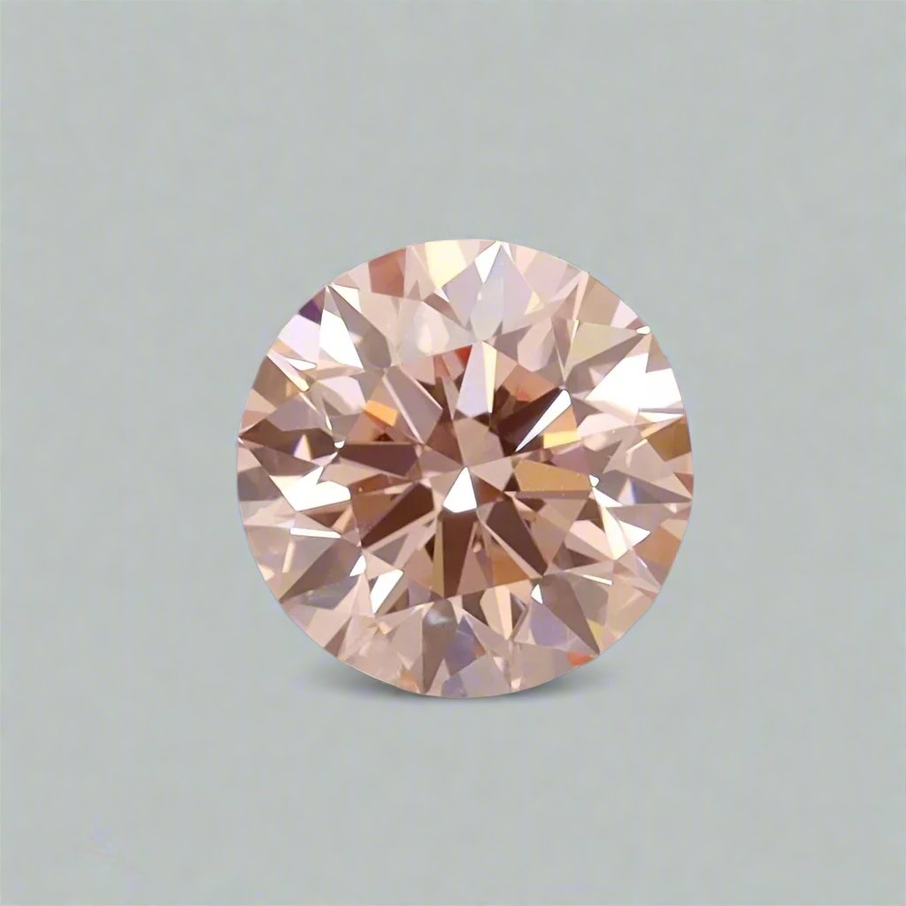 Lab-Grown ROUND Diamond - 0.64 Carat, Fancy Intense Pink Color, VVS2 Clarity | Sustainable Luxury, Dazzling Brilliance | IGI | Certified LG539238266