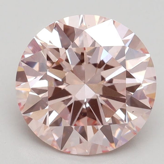 Lab-Grown ROUND Diamond - 2.13 Carat, Fancy Intense Pink Color, VS2 Clarity | Sustainable Luxury, Dazzling Brilliance | IGI | Certified LG532242854