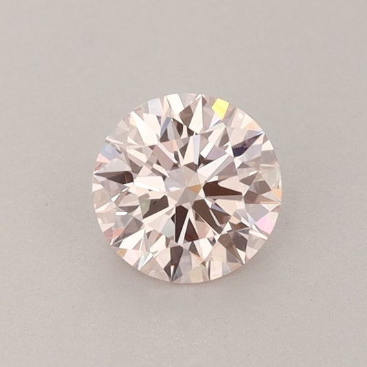 Lab-Grown ROUND Diamond - 0.52 Carat, Fancy Pink Color, VS1 Clarity | Sustainable Luxury, Dazzling Brilliance | IGI | Certified LG644416789