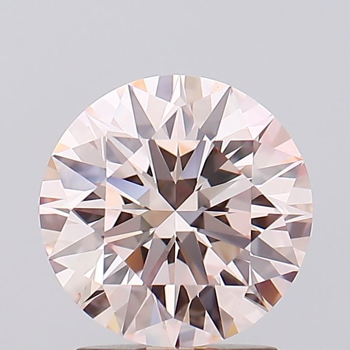 Lab-Grown ROUND Diamond - 1.92 Carat, Light Pink Color, VS1 Clarity | Sustainable Luxury, Dazzling Brilliance | IGI | Certified 629493789