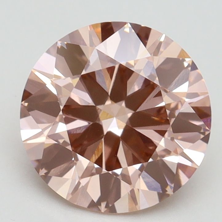 Lab-Grown ROUND Diamond - 2.03 Carat, Fancy Intense Pink Color, VVS2 Clarity | Sustainable Luxury, Dazzling Brilliance | IGI | Certified LG532246704