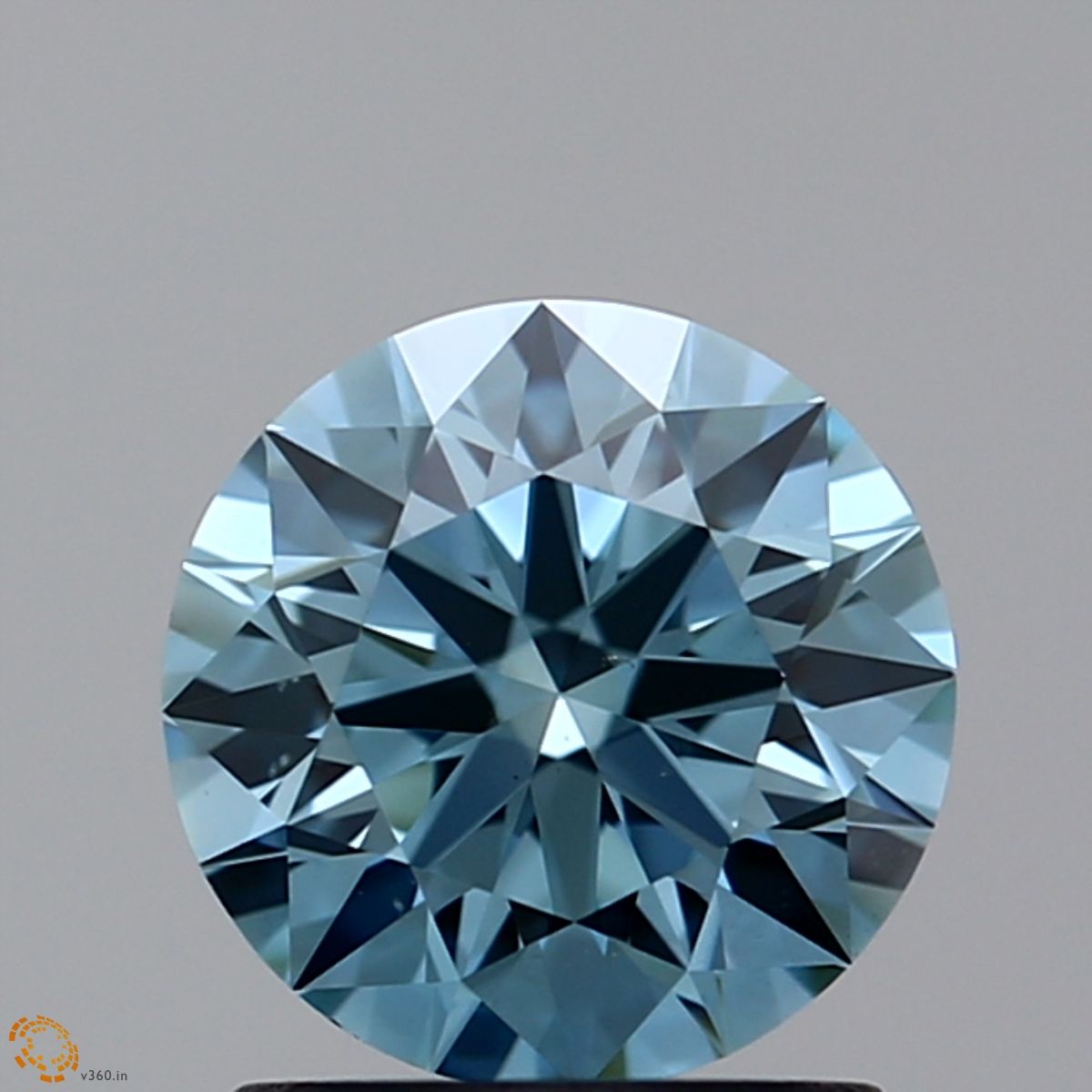 Lab-Grown ROUND Diamond - 1.09 Carat, Fancy Green Color, VS2 Clarity | Sustainable Luxury, Dazzling Brilliance | IGI | Certified LG10989801