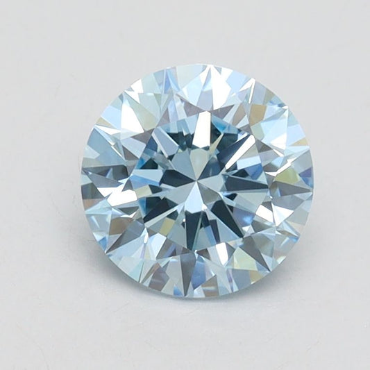 Lab-Grown ROUND Diamond - 1.08 Carat, Fancy Intense Blue Color, VS1 Clarity | Sustainable Luxury, Dazzling Brilliance | IGI | Certified LG563236820