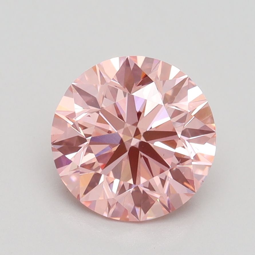 Lab-Grown ROUND Diamond - 1.82 Carat, Fancy Vivid Pink Color, VS1 Clarity | Sustainable Luxury, Dazzling Brilliance | IGI | Certified LG528229204